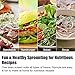 Plastic Sprouting Lids For Wide Mouth Mason Jars, BPA Free Plastic Been Screen-Grow Bean Sprouts, Alfalfa, Broccoli, Salad Sprouts etc, Easy Rinse & Drain, Maximum Air Flow-6 PACK