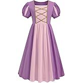 ADDACOS Girls Princess Dress Costume Halloween Cosplay Outfits Birthday Party Dress Up Clothes
