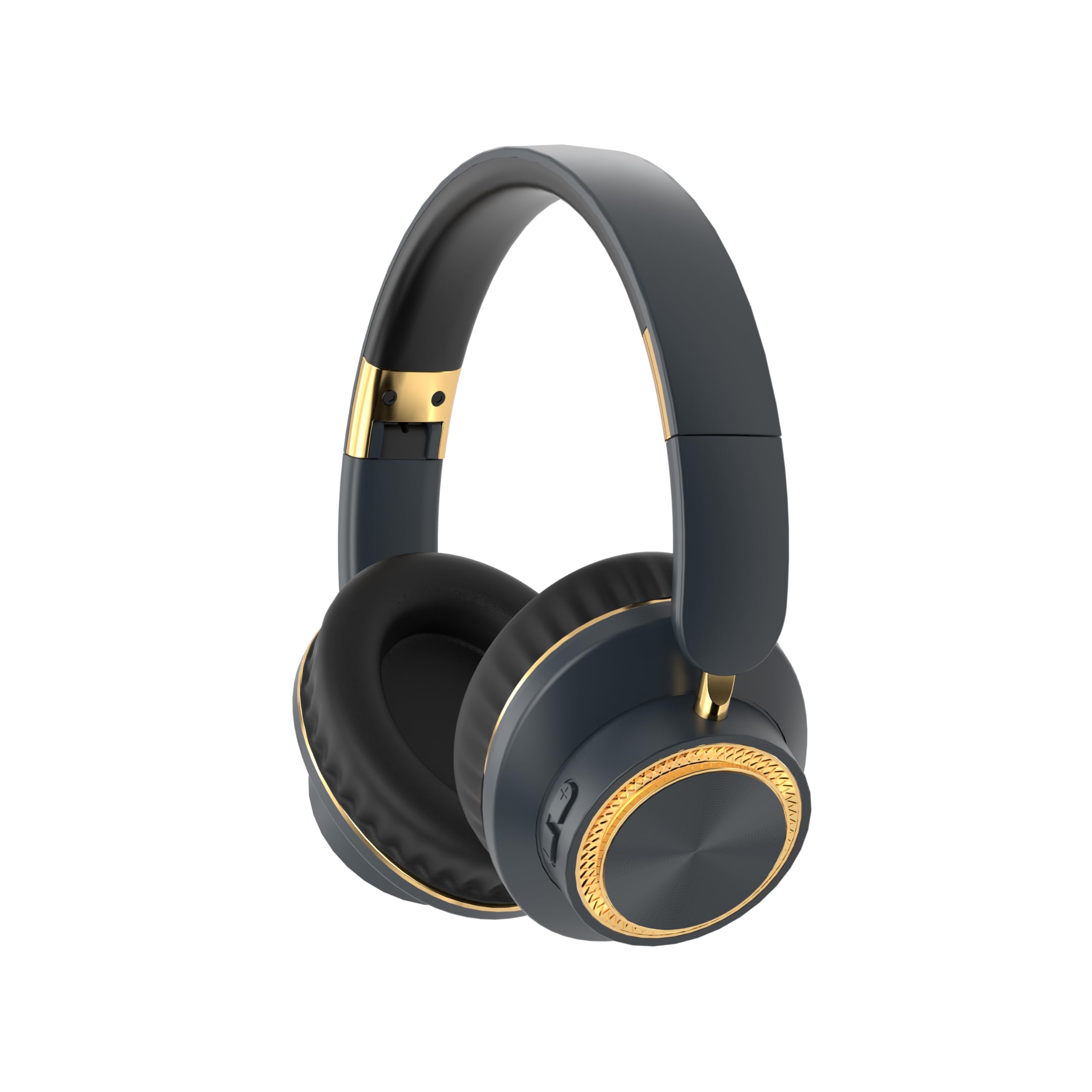 Photo 1 of OOYY Bluetooth Over-Ear Headphones, Foldable Wireless Headphones with Hidden Mic for Cell Phone, PC, Laptop, Suitable for Music, School, Workouts, and Gaming (Blue)