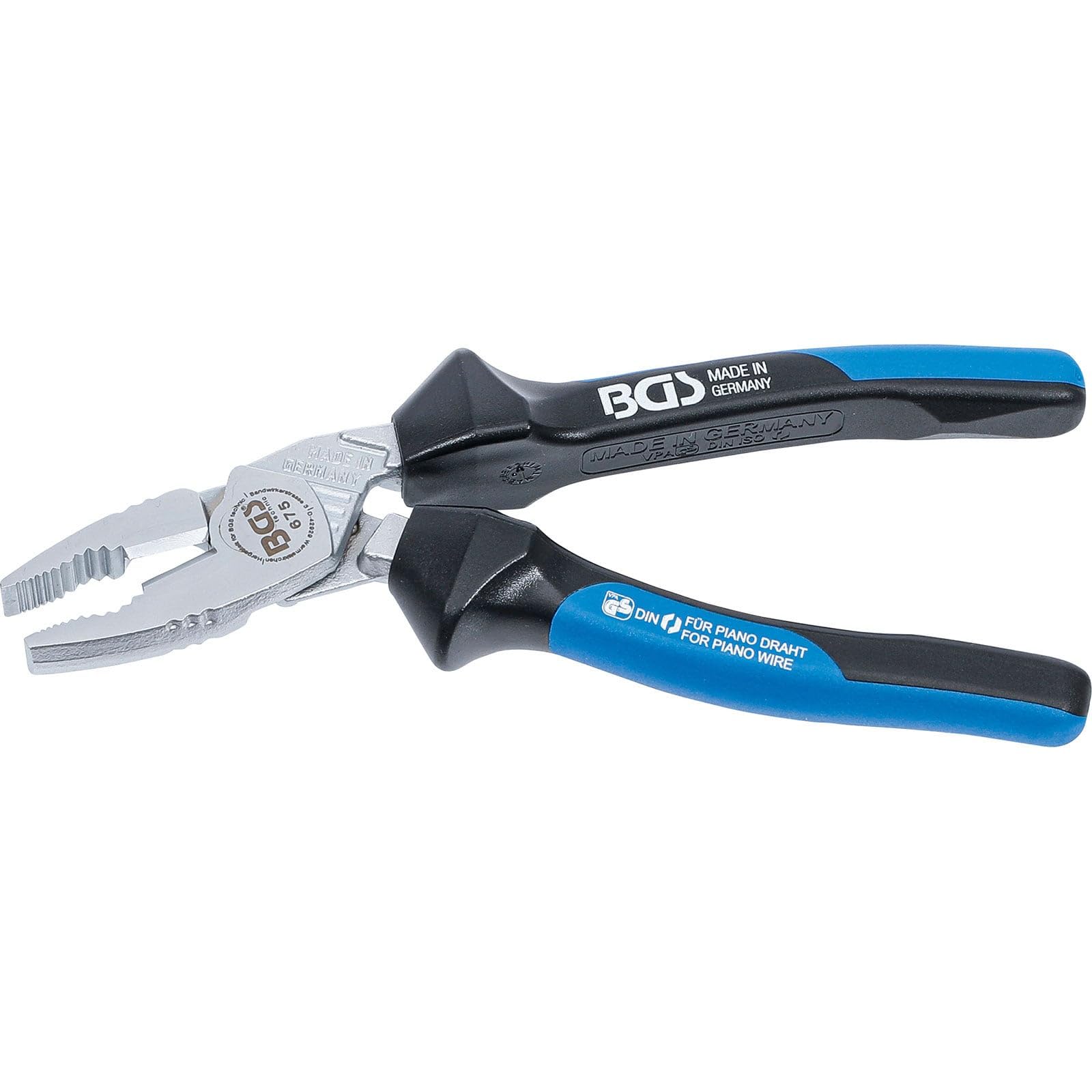 BGS 675 | Heavy Duty Combination Pliers | with cutting Edge | Evo Plus | 190 mm