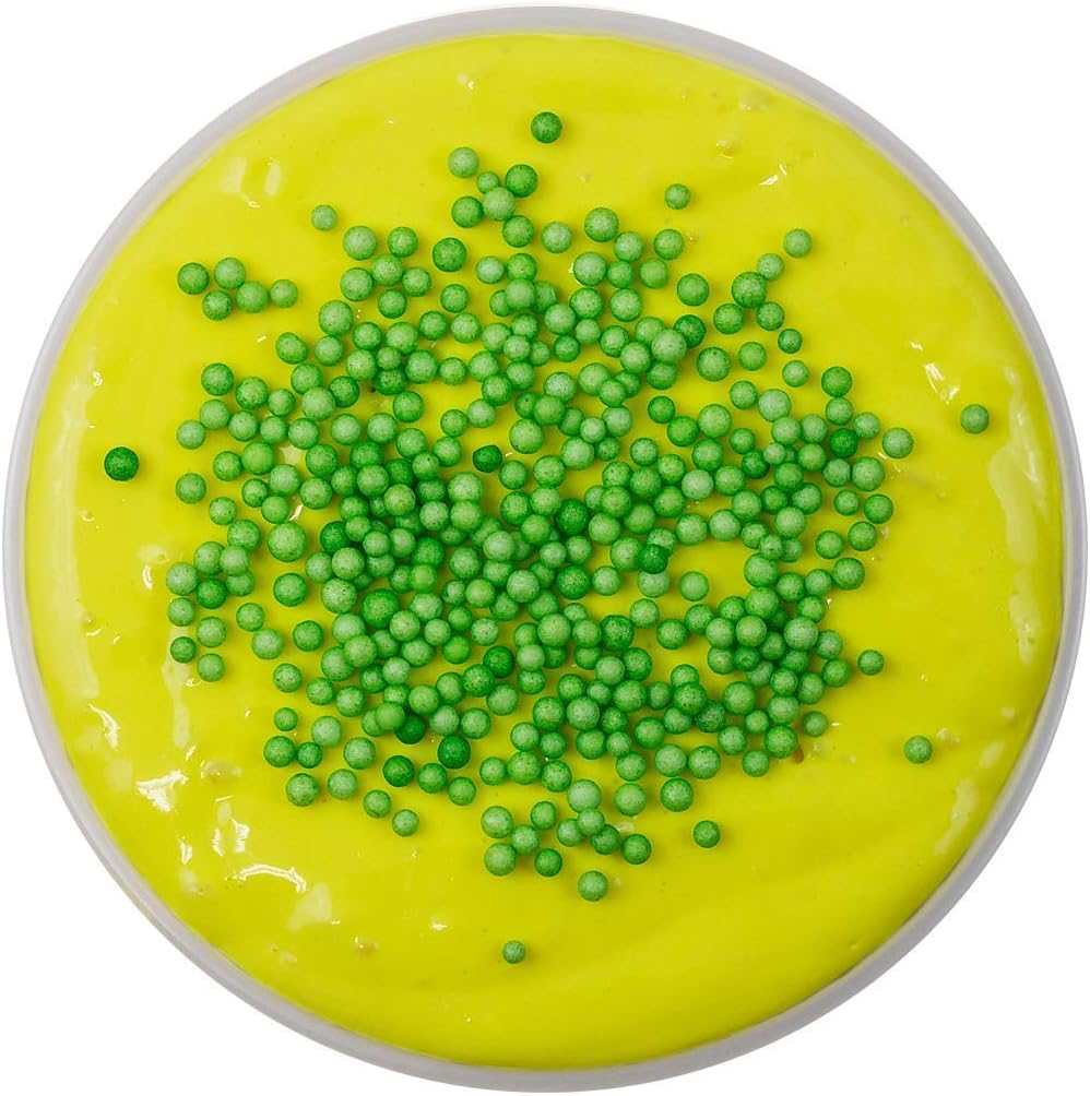 Paradise Pineapple Slime - Pineapple Scented Butter Slime with Foam Beads - 8 oz Handmade Gifts