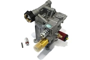 HIMORE 2600PSI Horizontal Pressure Washer Pump includes Keyway & Thermal Release Valve fits Karcher Models with 7/8" Shaft