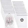 23 pack portable travel shoe bag, 11.8 "x 15.7" waterproof and dust proof travel shoe bag packaging, space saving dust storage bag，travel essentials for women