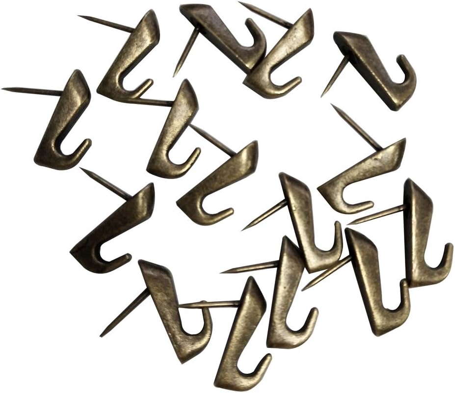 Stylish High Heel Shape Push Pin Hanger - 15Pcs Picture Hanger Hooks for Home Office Fabric Wall - Wooden Wall Hooks for Easy Decoration