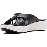 Clarks womens Drift AveWedge Sandal