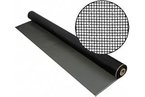METRO SCREENWORKS Super Screen – Weather and Pet Resistant Screen (96 in x 100 ft) – Durable Pet Screen Mesh Roll – Porch Screening Rolls for Patio & Window Screen Replacement – 17/20 Tiny Mesh Pet Window Screen