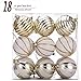 ARCCI 18ct Christmas Ball Ornaments, Shatterproof Xmas Trees Wedding Parties Big Tree Decorations Hanging Ornaments Baubles Set (2.36