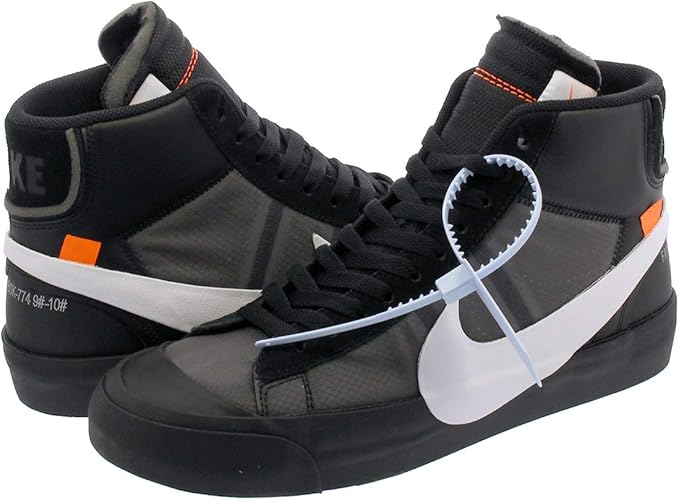 off white nike blazer mid black