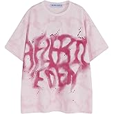 Aelfric Eden Mens Graphic Tee Shirts Oversized Baggy Loose Cotton T-Shirt Streetwear Casual Summer Y2k Shirt