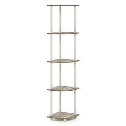 Furinno Turn-N-Tube 5 Tier Corner Display Rack