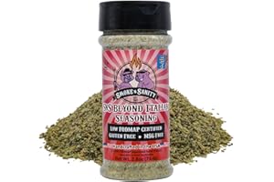 Smoke n Sanity SnS Beyond Italian Seasoning | Monash Certified Low FODMAP | Gluten Free | Certified Kosher | Dairy Free (2.8 oz Shaker)