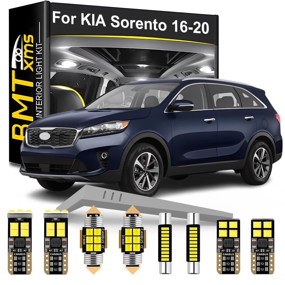 Photo 1 of LED Interior Light Kit Replacement for KIA Sorento UM 2016 2017 2018 2019 2020, Super Bright 6000K White
