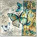 Angelstar 19171 Radiant Butterflies Square Plate, 8