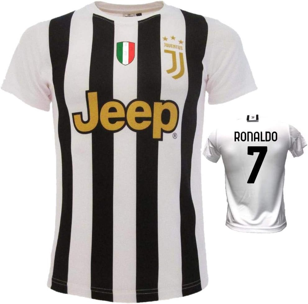 BrolloGroup Camiseta Blancín Ronaldo Dybala Chiellini De Ligt Réplica Campeonato Serie A 2021 PS 39560-B