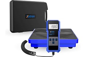Xetron Refrigerant Scale Charging for HVAC Electronic HVAC Scale [OZ LB KG] Digital Freon Recovery Weight Scale High Accuracy with Case 220Lbs/100kg