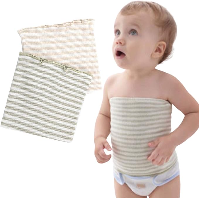 Amazon Co Jp 厚手タイプ Iikuru 腹巻き ベビー オーガニックコットン 赤ちゃん 腹巻 オーガニック 寝冷え 対策 子供 はらまき 2枚 セット Y239 服 ファッション小物