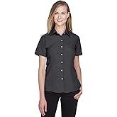 Textured Camp Shirt with Barbados Design by Harriton