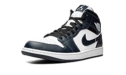 Nike Jordan Mens 1 Mid 554724 411 Armory Navy