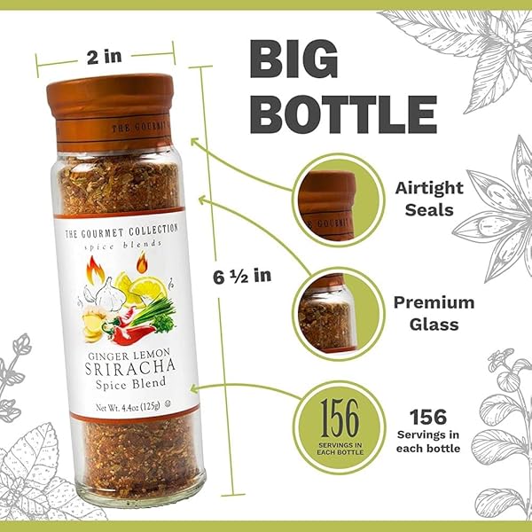 THE GOURMET COLLECTION GINGER LEMON SRIRACHA SPICE BLEND