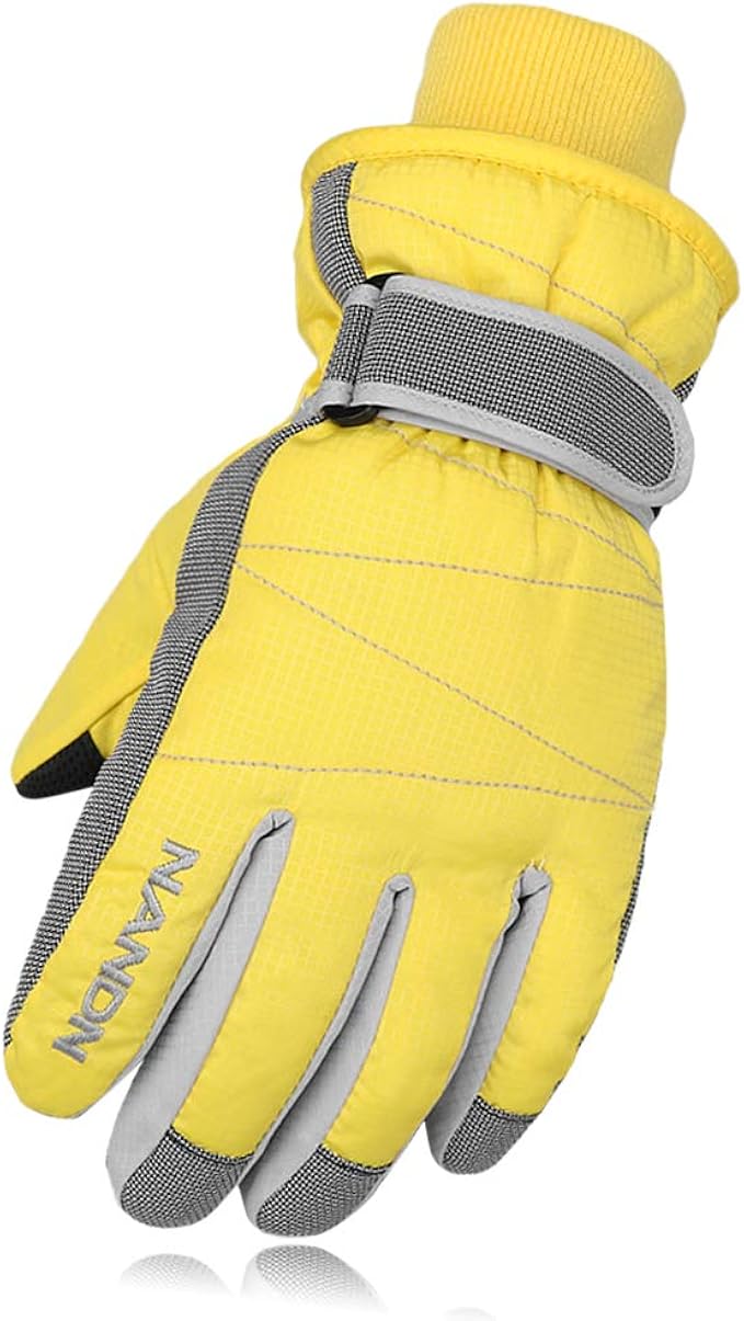 JETEDC Children Snowboard Gloves Kids Winter Windproof Warmer Snow Ski