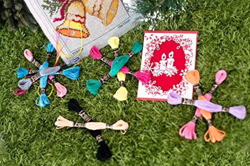 5 Mira+Handcrafts+Embroidery+Thread+Skeins