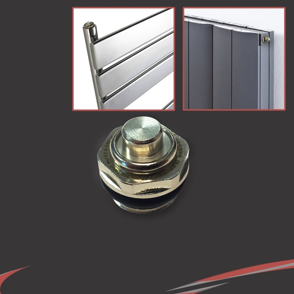 Home 3 Bar Safety Valve for Heated Towel Rail Radiator Warmer Rack