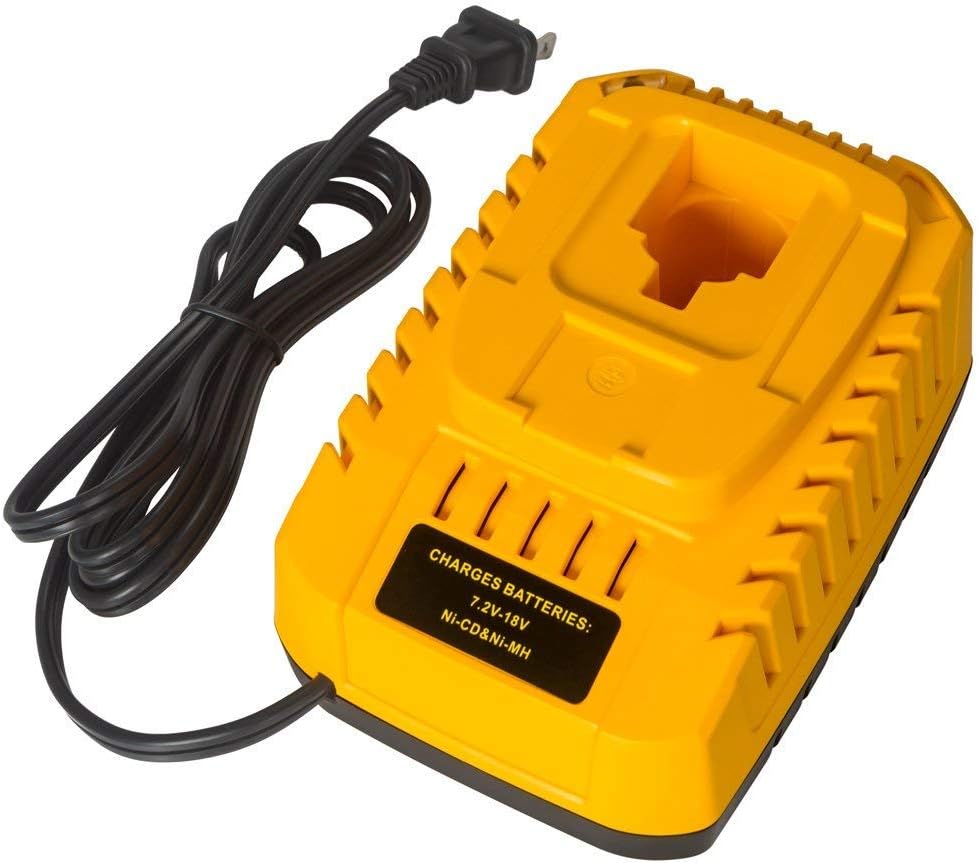 Swidan Replacement NICad&NiMh Battery Charger for DEWALT 7.2V-18V NiCad & NiMh Battery DW9057 DC9071 DC9091 DC9096 DW9072 DW9091 DC9099 DW9099