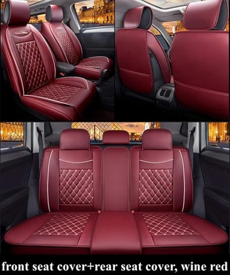 Amazon Kia Rio 3 Soul Sportage 11 18 Sorento Cerato K3 Optima 17オートクッションカーアクセサリー用カーシートカバー ワインレッドスタンダード シートカバー 車 バイク