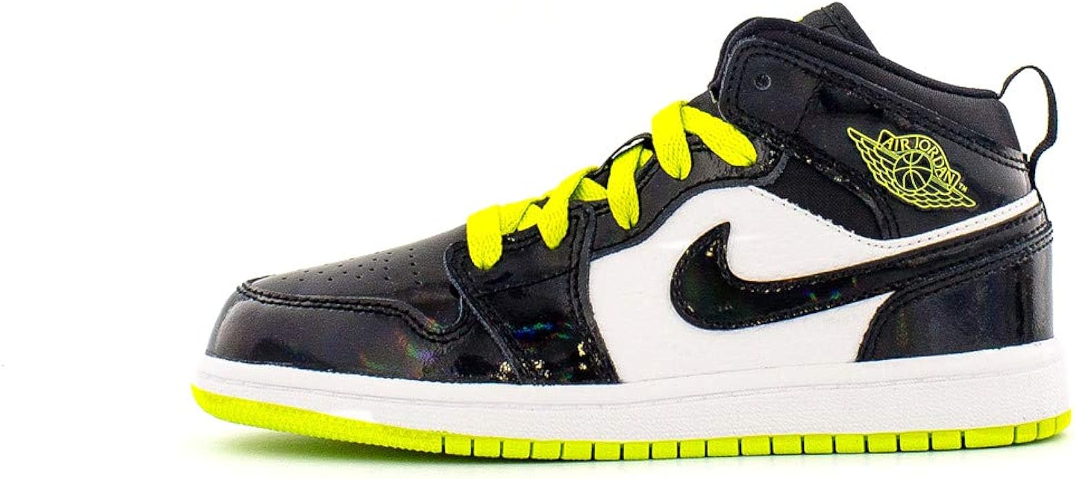 jordan 1 black cyber mystic green