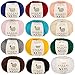 3 Pack (Ball) Gazzal Baby Wool XL Total 5.28 Oz / 328 Yrds, Each Ball 1.76 Oz (50g) / 109 Yrds (100m) Super Soft, Medium-Worsted Yarn, 40% Lana Merino 20% Cashmere Type Polyamide, Grey-818