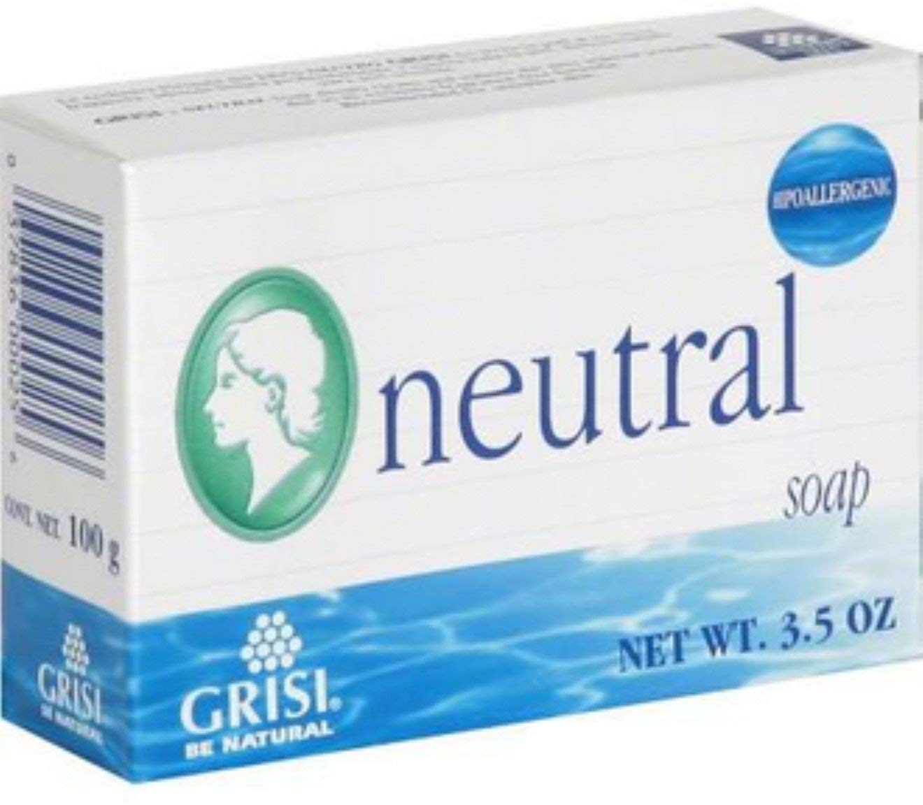 <span>Grisi Neutral Soap, 3.5 oz (Pack of 7) : Beauty (037836000256)