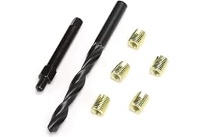 Hilitand Thread Repair Kit 12PCS M8 x 1.25 Thread Repair Kit Self Tapping Thread Inserts Tool Set for Automobiles, Rail Car, Home Appliances