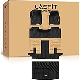 LASFIT Floor Mats & Cargo Liner 2021-2026 & Only 7 Seats (Not for 8/9 Seats) for Chevy Suburban/GMC Yukon XL(Only Yukon XL, Not Fit Yukon)/Cadillac Escalade ESV(Only Escalade ESV, Not Fit Escalade)