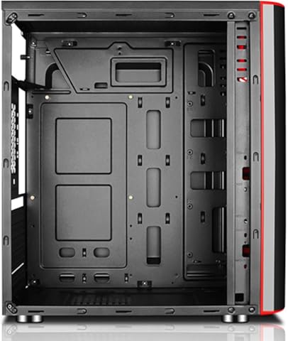 370 * 188 * 412Mm Juegos De PC Caja De La Computadora, Transparente Refrigeración Jugador Escritorio Chasis ATX RGB Vertical Acrílico Completo del Lado
