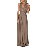 Women Transformer Hi Low Evening Long Prom Dress Halter Convertible Multi Way Spaghetti Strap Wedding Cocktail Maxi Gown