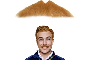 Honcloud Fake Mustache Cosplay Beard for Adult Halloween Costume Accessories