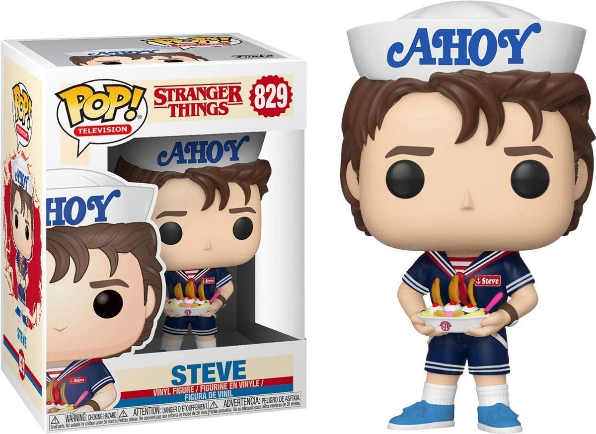 Funko Pop! 41047 Television: Stranger Things Steve with Hat & USS Butterscotch Exclusive