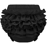 Sarfel Diaper Covers for Girls Baby Bloomers Cotton Ruffle Bloomers for Toddler Girls Newborn Infant Shorts Baby Underwear