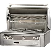 Alfresco ALXE-36-LP 36" Standard Grill Liquid Propane Built In w/ 82500 BTUs and Integrated rotisserie system with built-in m