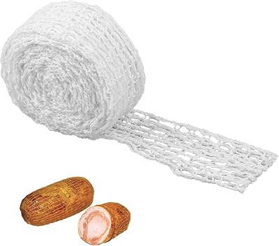 Mozeat Lens Meat Netting Roll 5m 5.5cm White Polyester Mesh Pocket