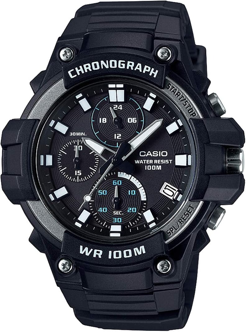 Casio Reloj Analógico para Hombre de Cuarzo con Correa en Resina MCW-110H-1AVEF