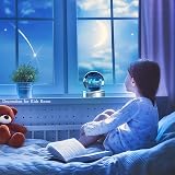 IFOLAINA 3D Solar System Crystal Ball 80mm LED Night Light Planet Globe view 5