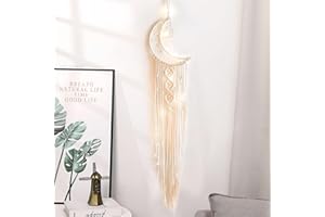 HSDCGET Dream Catchers, Moon Dream Catcher for Girls Boys Adult, Boho Wall Decor, Bedroom Decor, Living Room Decor, Nursery Decor, Teen Girl Gifts, Gifts for Women, Gifts for Christmas/Thanksgiving Day