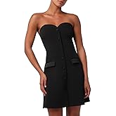 Lulus Womens Beatrice Strapless Blazer Dress