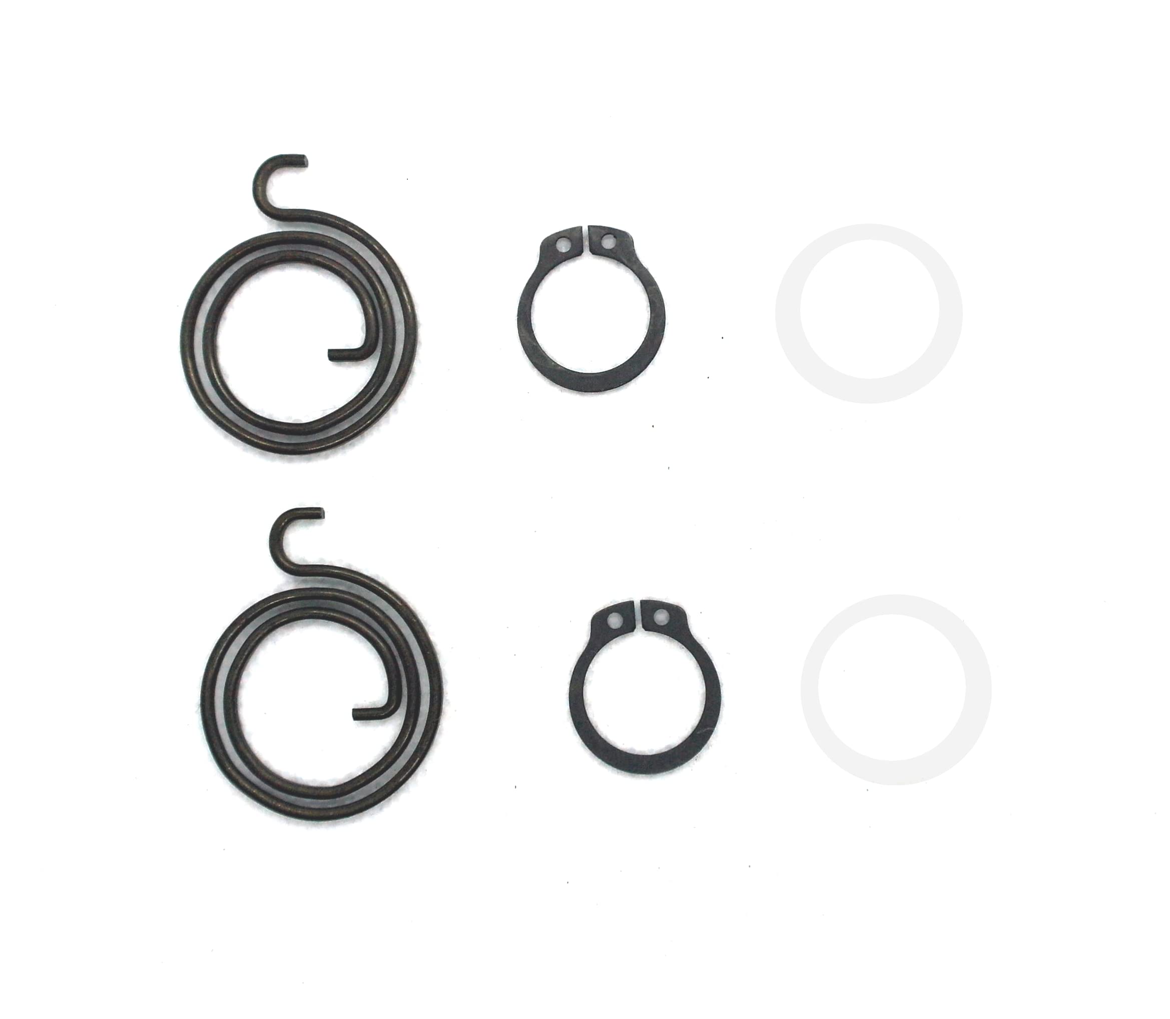FixitFlo Door Handle Repair KIT: 2 Springs 2 Circlips and 2 Nylon Washers, KIT 3B (2.25T x 1.8mm, Circlips & 20.7mm Nylon Washers)