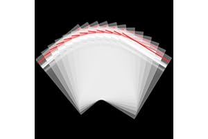 500PCS Small Clear Zipper Bags 1.97 X 2.76 Inch Resealable Zip Bags Clear Plastic Jewelry Bag Small Ziplock Bags Clear Reseal