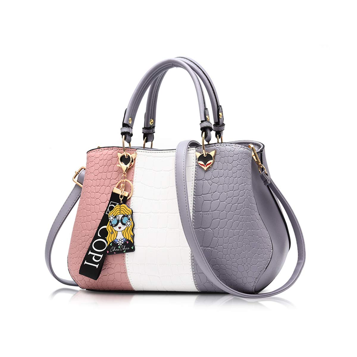 NICOLE & DORIS 2026 New Wave Women Handbags Messenger Bag Ladies Handbag Female Bag Handbags for Women Gray