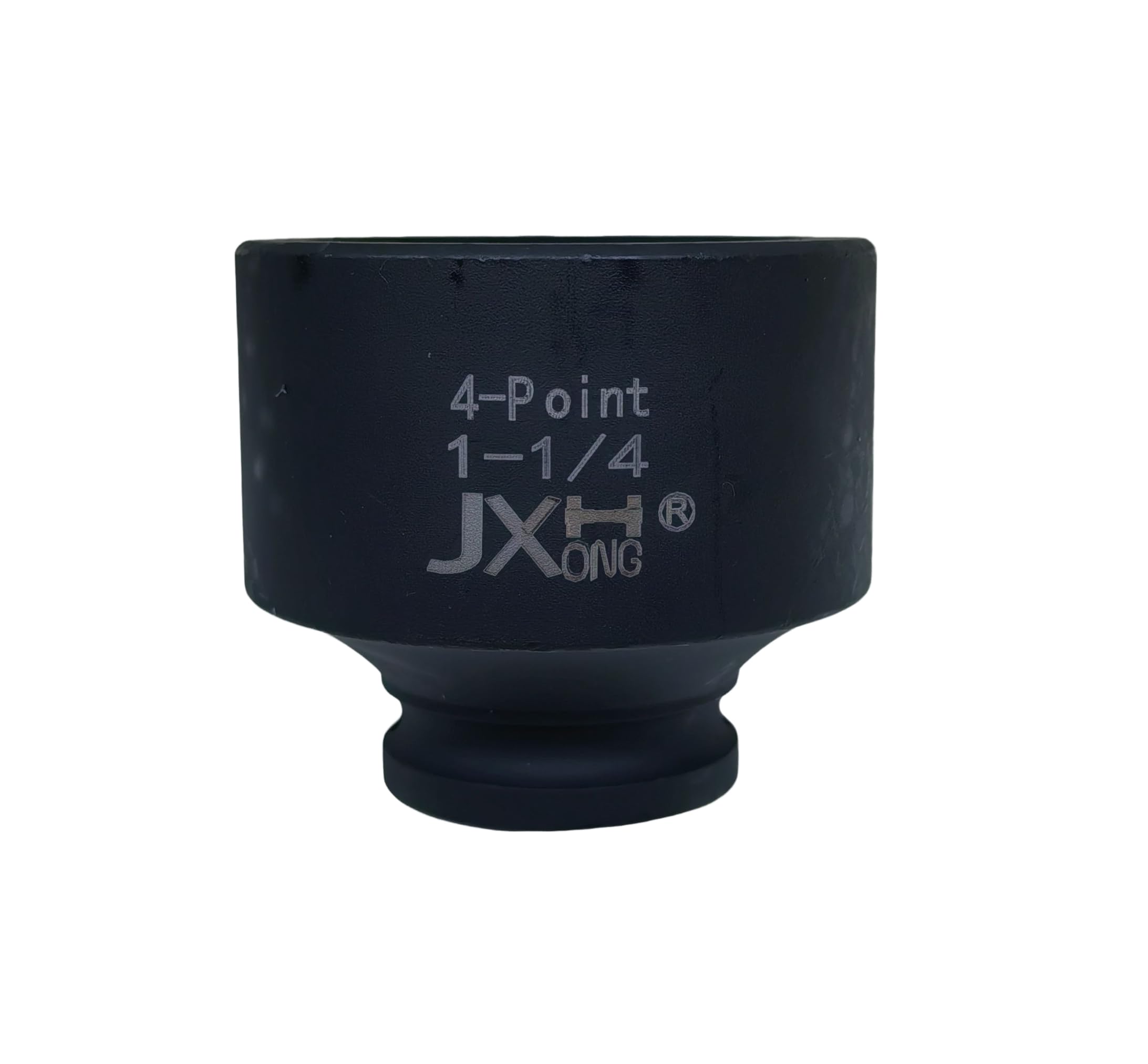 Photo 1 of 1/2" Drive 1-1/4" 4-Point Square Impact Socket, Heat Treated Cr-Mo Alloy Steel