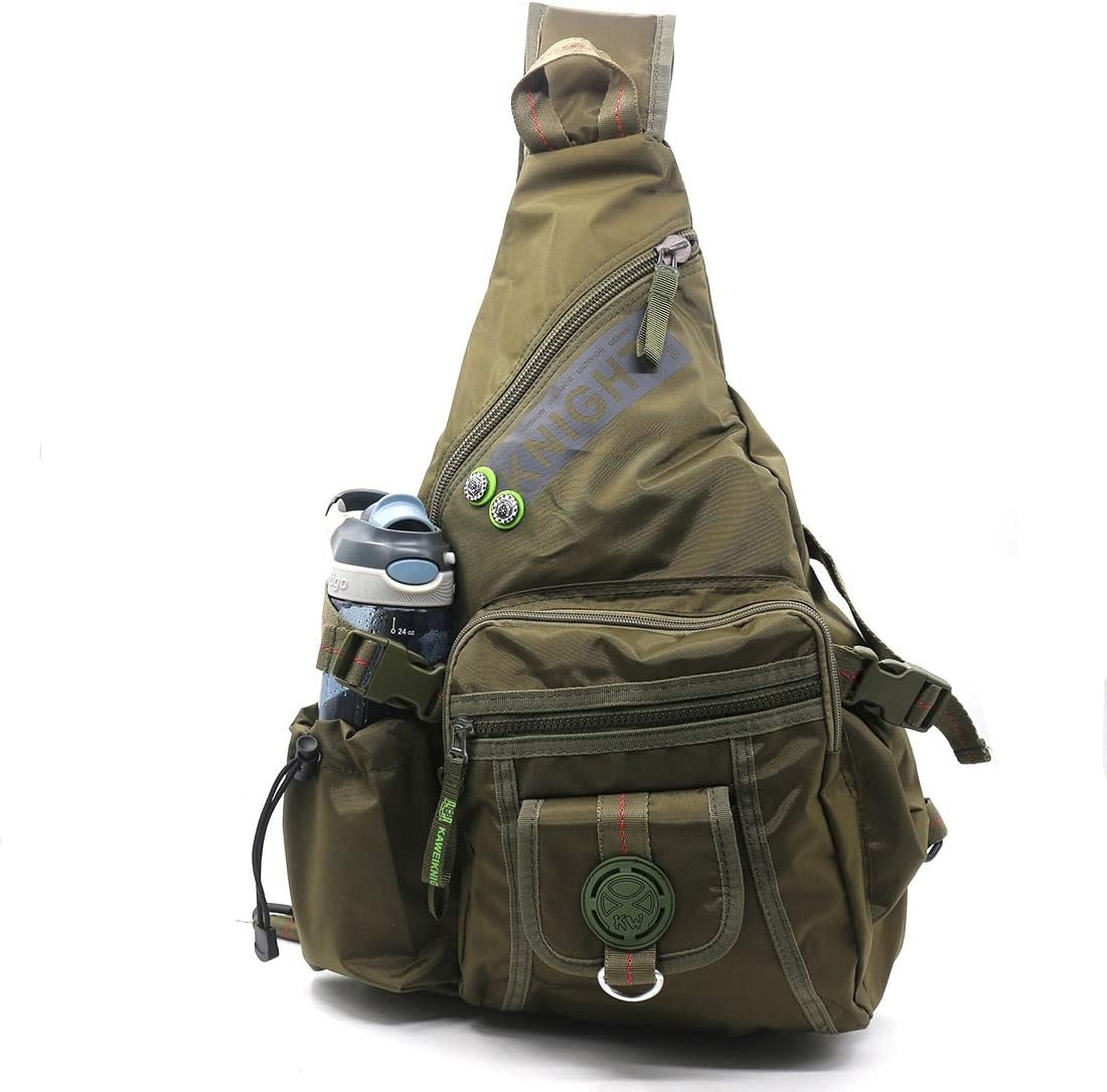 RTMN Backpack Nylon Men Chest Bag Shoulder Cross Body Water Bags Casual Large-capacity Knapsack Male Sling Rucksack Backpack