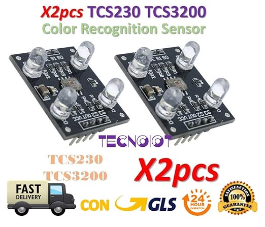 TECNOIOT 2pcs tcs230 tcs3200 Color Recognition Sensor Detector RGB ...